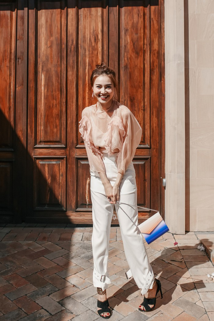 Từ phong cách thời trang dịu dàng, nữ tính đến hay cá tính, cool ngầu, Lan Ngọc lựa chọn và phối đồ hết sức tinh tế. Ảnh: FBNV.