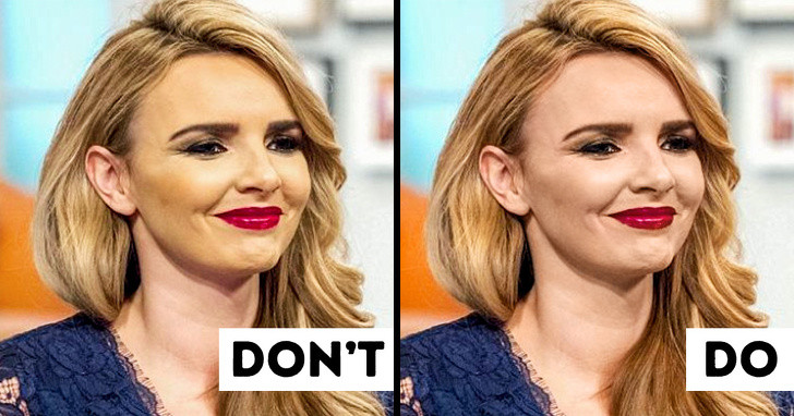 Không trang điểm xuống cổ: Khi trang điểm, nhiều phụ nữ thường quên bôi kem phần cổ. Thói quen xấu này tạo ra một cái nhìn khó coi vì sự khác biệt rõ ràng giữa mặt và cổ.