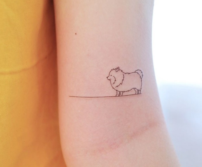 Một hình xăm đơn giản nhưng vẫn xinh xắn không ngờ.