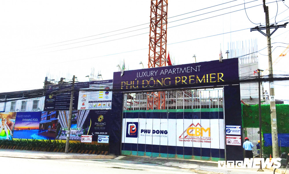 Dự án Căn hộ cao cấp Phú Đông Premier (đường Lê Trọng Tấn, phường An Bình, thị xã Dĩ An, Bình Dương).
