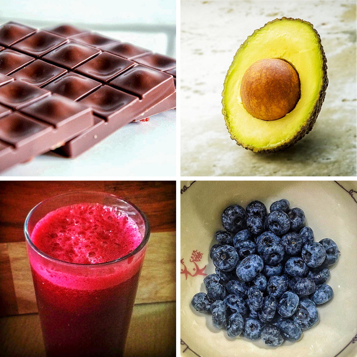 Cải thiện chế độ ăn uống: Ăn nhiều chocolate đen hơn vì nó giàu flavonoid giúp cải thiện nhận thức và tăng lưu lượng máu não bộ. Ngoài ra, bạn cũng nên ăn thêm các loại thực phẩm như hạt và quả việt quất để duy trì một bộ não khỏe mạnh.