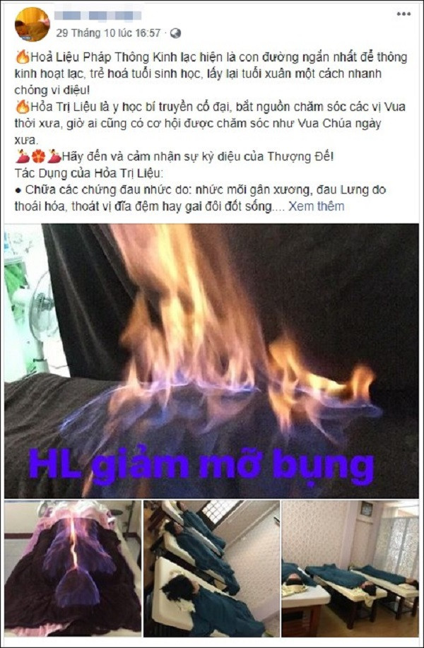 Nguy hiem rinh rap tu hoa lieu phap, dung lua lam dep va chua benh-Hinh-2