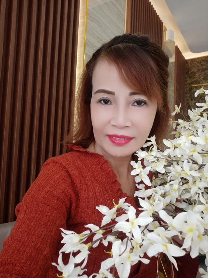 Làn da căng mịn của chị khiến nhiều người phải ngưỡng mộ.