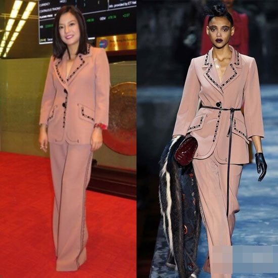 Dù diện đồ hàng hiệu nhưng Triệu Vy vẫn không thể ghi điểm trong mắt người hâm mộ.