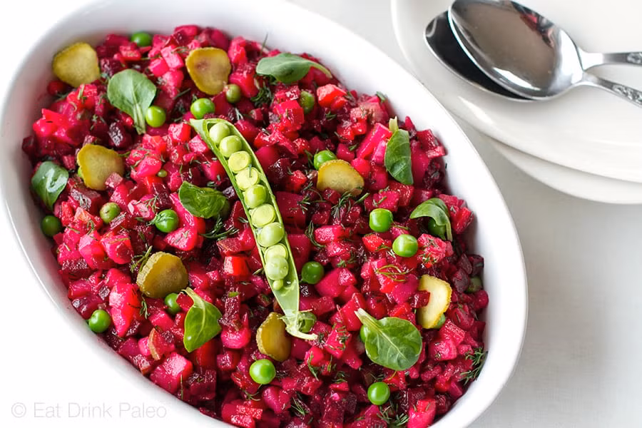 Salad Vinegret là món salad Nga được lấy cảm hứng từ nước sốt cổ điển của Pháp có tên gọi Vinaigrette vào những năm cuối thế kỳ 18.