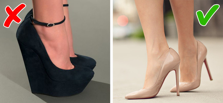 Giày cao gót là phụ kiện không thể thiếu đối với phụ nữ. Để mang đến sự thanh lịch, quý phái, chúng ta nên chọn những mẫu giày có thiết kế đơn giản, mũi nhọn, màu sắc trung tính. Ảnh: BS.