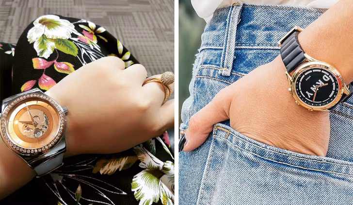 Đồng hồ là một trong những phụ kiện thời trang hữu ích nhất. Chúng giúp cổ tay nữ mỏng manh, gầy gò trở nên khỏe khoắn hơn và thời trang hơn. Theo các chuyên gia tại Bazaar Harper, xu hướng đồng hồ ngày nay thiên về thiết kế cứng cáp, dây dài và bảng to.