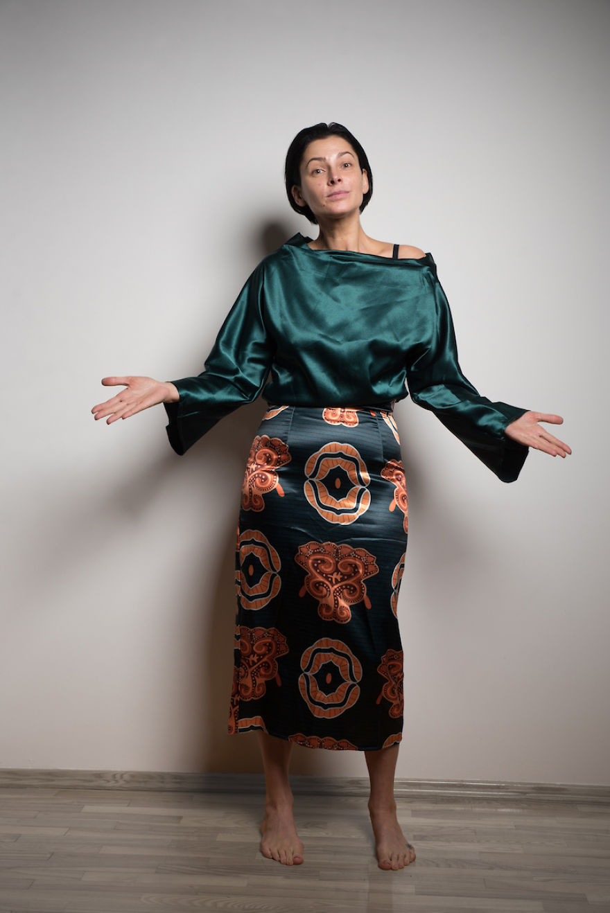 Còn đây là ảnh thật về bộ váy cô ấy nhận được.