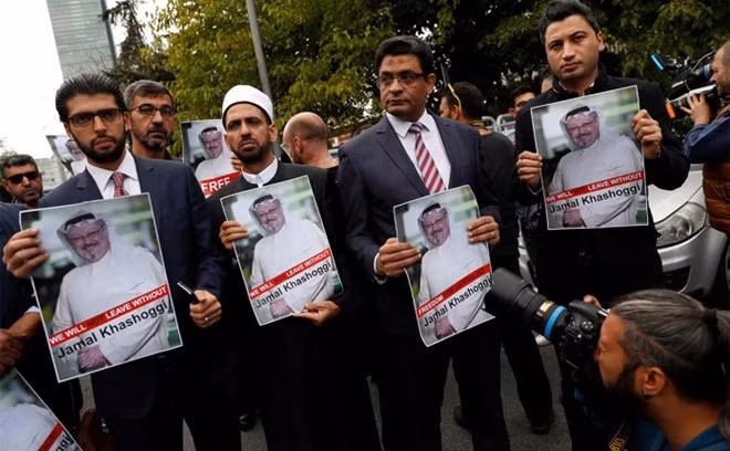 Tho Nhi Ky co bang chung nha bao doi lap Saudi Arabia bi sat hai