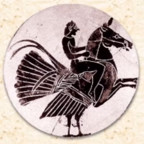 Hippalektryon là một con quái vật nửa ngựa, nửa gà trống, xuất hiện lần đầu vào thế kỷ 9 trước Công nguyên.