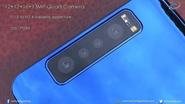 Điều này đồng nghĩa là máy sẽ có hệ thống camera selfie “cực kỳ” chất lượng khi dùng luôn cụm 4 camera chính.