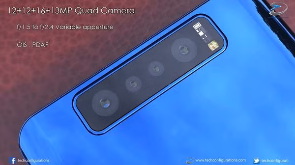 Điều này đồng nghĩa là máy sẽ có hệ thống camera selfie “cực kỳ” chất lượng khi dùng luôn cụm 4 camera chính.