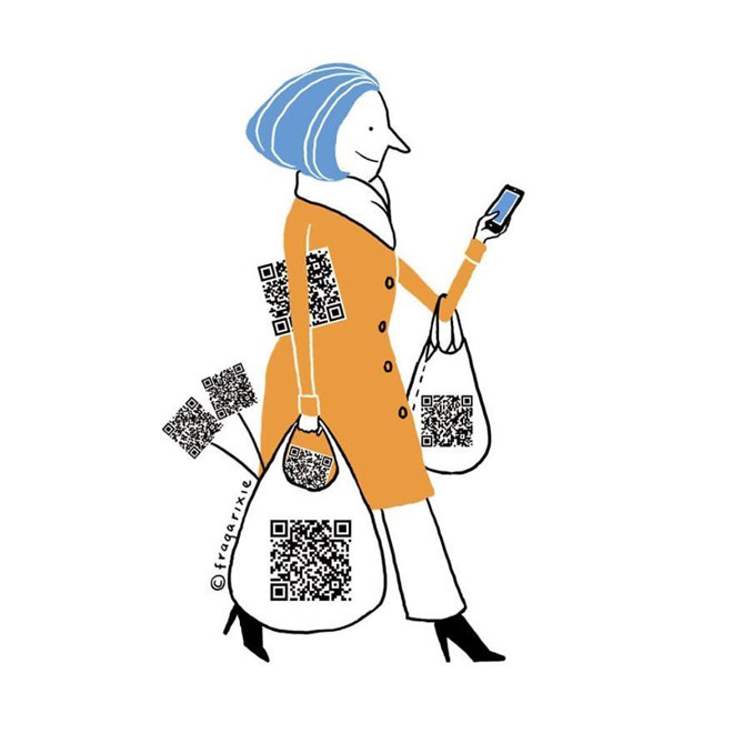 Thời buổi này ra đường không cần gì nhiều ngoài điện thoại thông minh. Vào siêu thị, bạn chỉ cần quét code, ra quán cà phê cũng trả bằng ví điện tử.