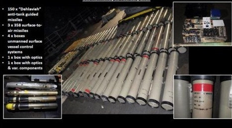 Đặc biệt, bằng những gì thu thập được, Mỹ khẳng định Iran đã sử dụng vũ khí này trên chiến trường Idlib, Syria. Và trong khi vũ khí này tiếp tục được chuyển đến Yemen thì bị Hải quân Mỹ tóm gọn.