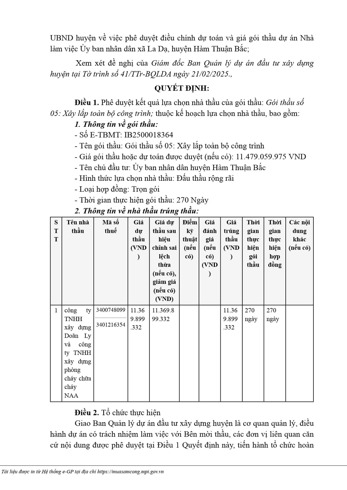 Binh Thuan: Lien danh Doan Ly- NAA trung goi xay dung tru so xa La Da-Hinh-2