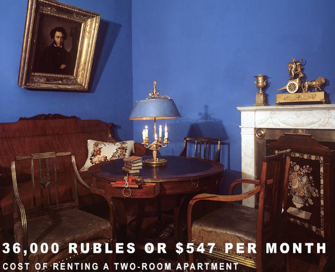 Chi phí thuê một căn hộ 2 phòng ở St.Petersburg rơi vào khoảng 547 USD/tháng.