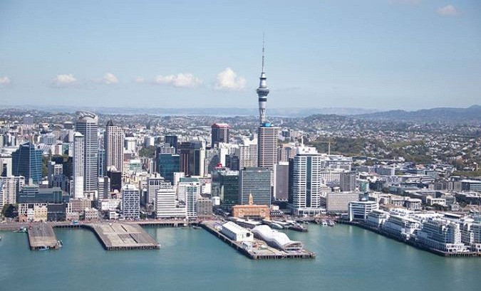 Tiếp theo là Auckland của New Zealand với tòa tháp Sky nổi tiếng. Ảnh: Newstalk ZB.