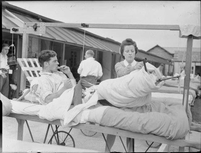 Hinh anh hiem hoi ve cac benh vien da chien trong The chien thu 2-Hinh-6