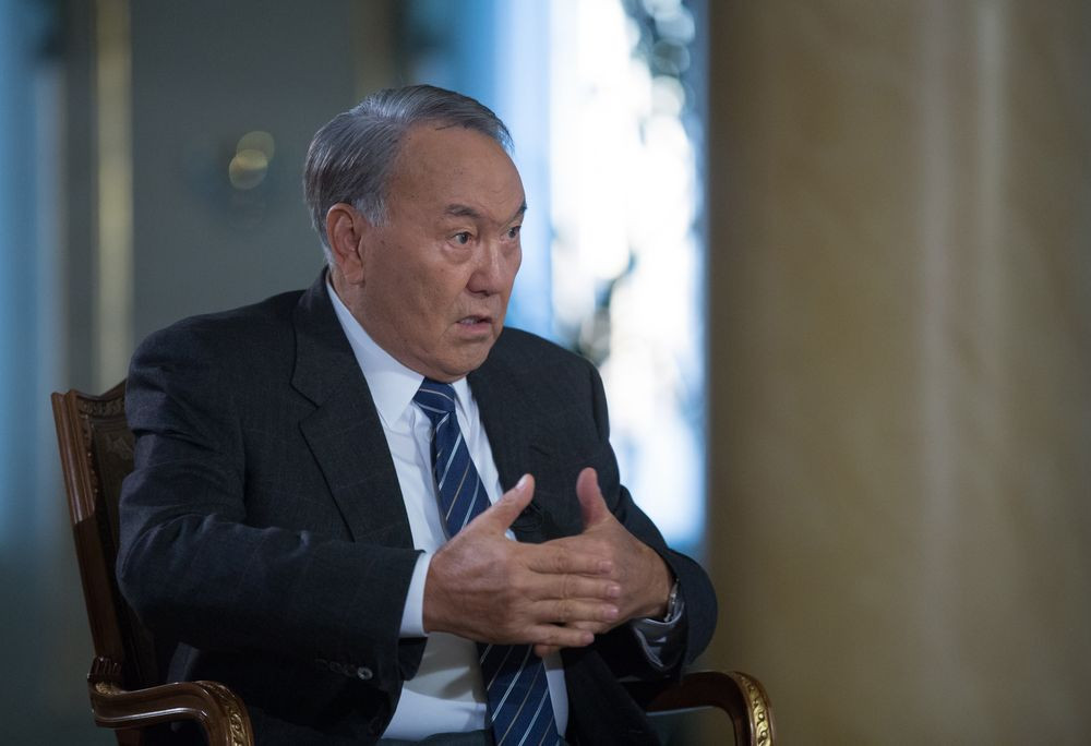 Tổng thống Nursultan Nazarbayev sinh ngày 6/7/1940 tại Chemolgan, Liên Xô (nay là Ushkonyr, Kazakhstan). Ảnh: Bloomberg.