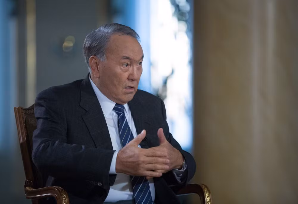 Tổng thống Nursultan Nazarbayev sinh ngày 6/7/1940 tại Chemolgan, Liên Xô (nay là Ushkonyr, Kazakhstan). Ảnh: Bloomberg.
