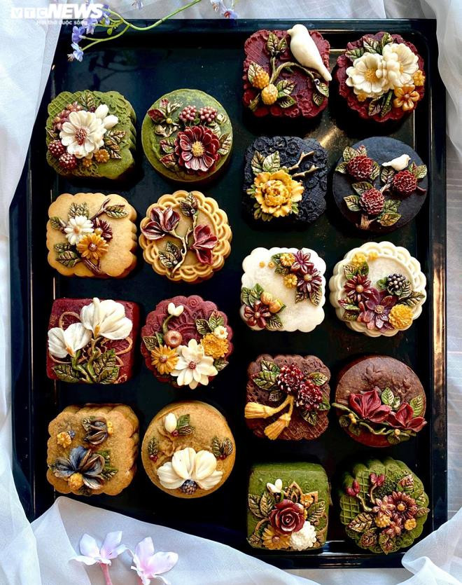 Banh Trung thu nghe thuat dep lung linh, ban ca nghin chiec moi ngay