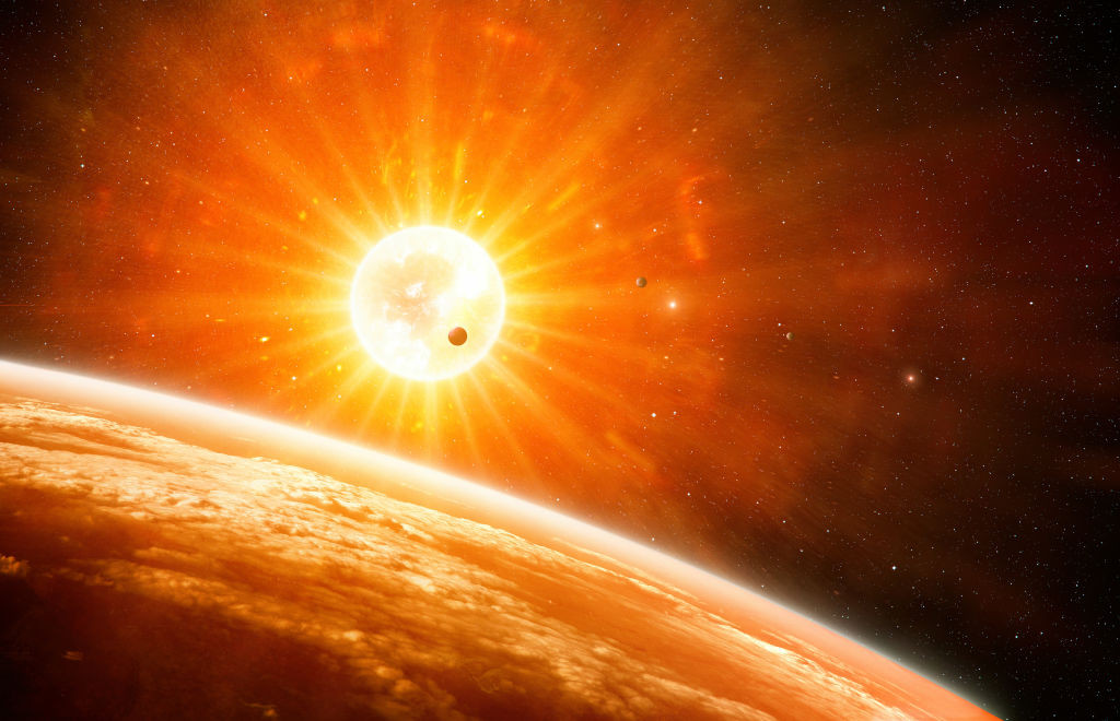 Trong vũ trụ, vật thể càng nóng thì ánh sáng càng xanh, loại nguội hơn màu sắc ngả dần sang trắng, vàng, cam. Lạnh nhất là loại vật thể có ánh sáng đỏ.