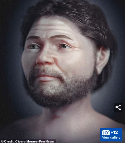 Với gương mặt cơ bản đã định hình, họ hoàn thành quá trình phục dựng và tạo ra hình ảnh khoa học nhất theo tông màu xám với đôi mắt nhắm và không có tóc.