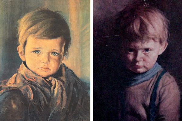 Những người bán bức tranh trên không công bố thông tin này nên mọi người không hề hay biết. Dù giới chức trách làm sáng tỏ thông tin trên nhưng một số người vẫn tin rằng, bức tranh "Cậu bé khóc" mang lời nguyền nên không dám mua, treo tác phẩm hội họa này trong nhà.