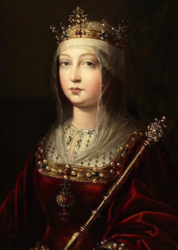 Isabella I (1451 - 1504) là nữ vương nổi tiếng của Vương quốc Castilla và Léon. Bà kết hôn với anh họ - Ferdinand II của xứ Aragon và cùng nhau đưa Tây Ban Nha trở thành một cường quốc lớn của châu Âu.