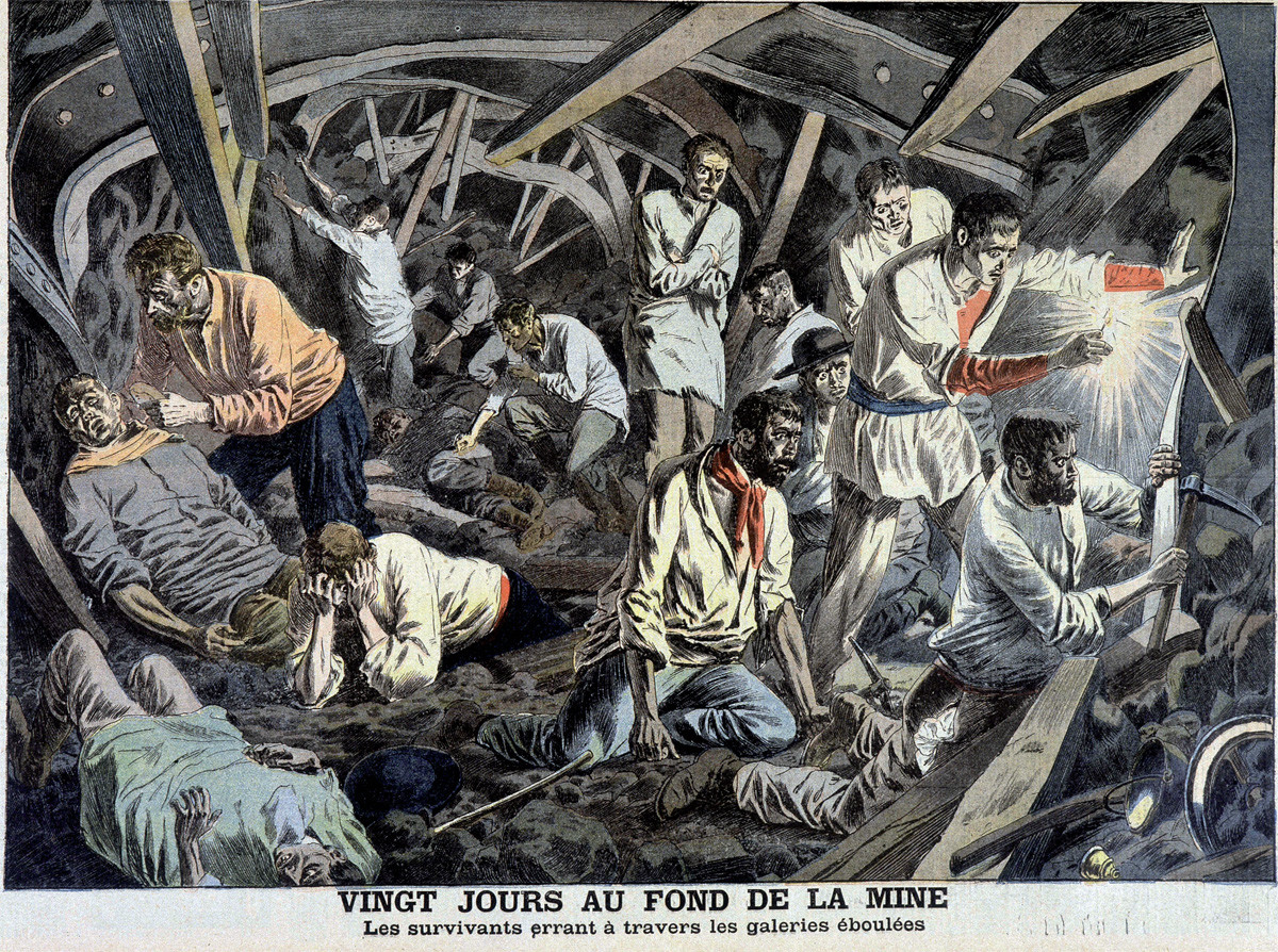 Ngày 10/3/1906, một trong những thảm kịch hầm mỏ tồi tệ nhất lịch sử xảy ra tại mỏ than ở Courrieres, Pháp. Theo đó, 1.099 người tử vong, bao gồm cả trẻ em. Với con số thương vong này, đây là một trong thảm kịch sập hầm tồi tệ nhất lịch sử châu Âu.