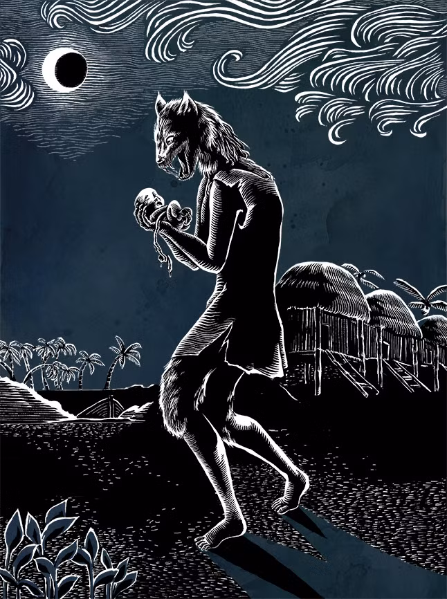 Aswang giống ma cà rồng ở đôi mắt đỏ như máu. Nó còn có những móng vuốt sắc nhọn giống ma sói để tấn công, giết hại con mồi.