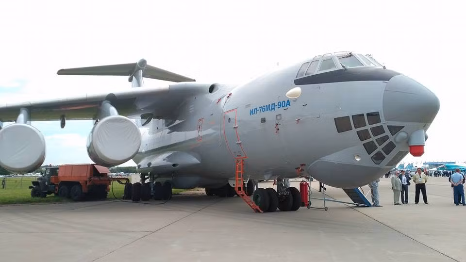 Máy bay vận tải hiện đại nhất Không quân Nga Il-76MD-90A (hay còn gọi là Il-476). Nguồn ảnh: Vitaly-Kuzmin