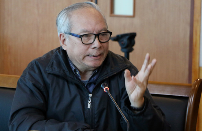 TS Lê Viết Khuyến - nguyên Phó vụ trưởng Vụ Giáo dục Đào tạo. Ảnh: Q.Q.