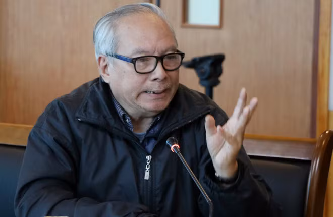 TS Lê Viết Khuyến - nguyên Phó vụ trưởng Vụ Giáo dục Đào tạo. Ảnh: Q.Q.