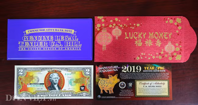 Tien 2 USD in hinh con heo dat nhu tom tuoi truoc Tet Ky Hoi 2019-Hinh-7