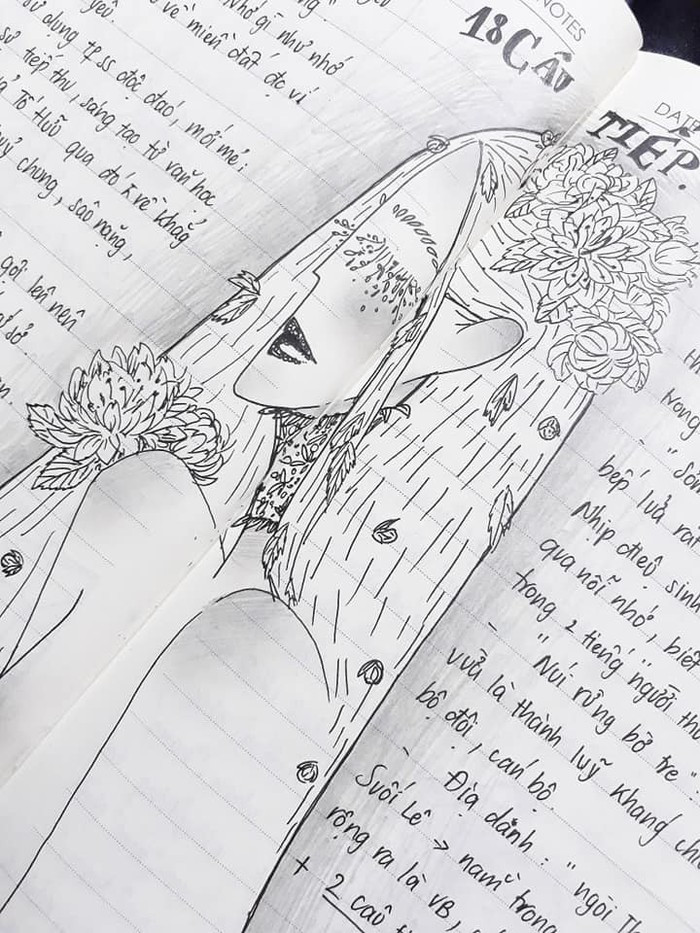 Qua những nét vẽ của Lê Trâm, người xem có thể cảm nhận được tính cách, tâm trạng của chủ nhân