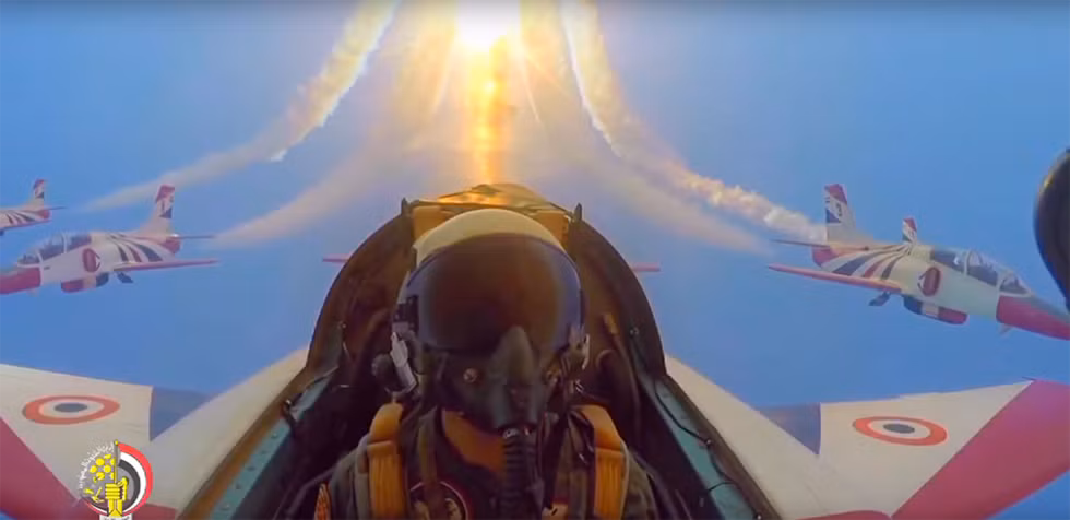 Lực lượng Không quân Ai Cập biên chế 1.200 máy bay các loại với quân số thường trực 50.000 người. Nguồn ảnh: QQ