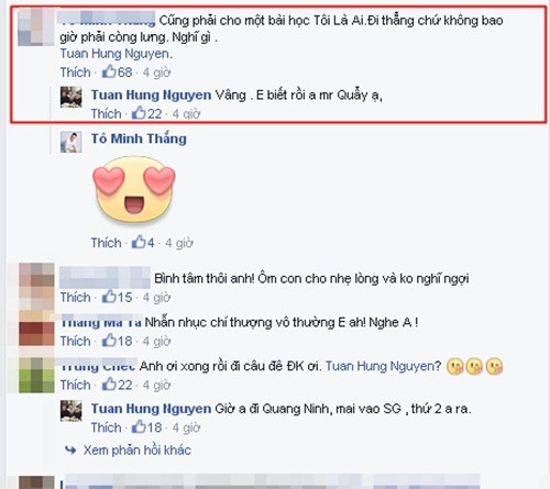 Tuan Hung bat ngo xoa nhung chia se 