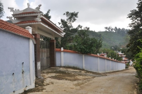 Cổng vào khu biệt phủ trăm tỷ ở Đà Nẵng.