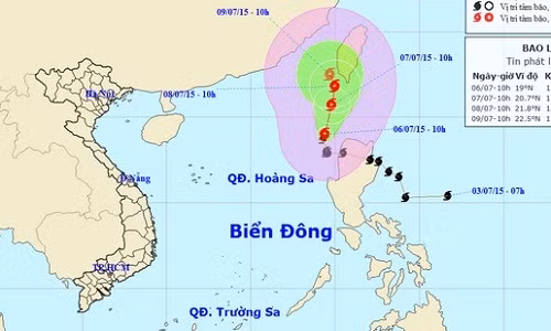 Bao so 2 tien vao dat lien, gio giat cap 11