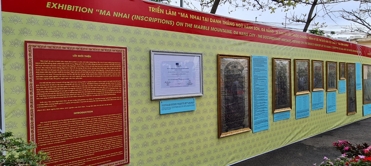 Triển lãm Ma nhai trong khuôn khổ Lễ đón nhận Bằng công nhận Di sản tư liệu thuộc Chương trình Ký ức thế giới khu vực Châu Á-Thái Bình Dương.