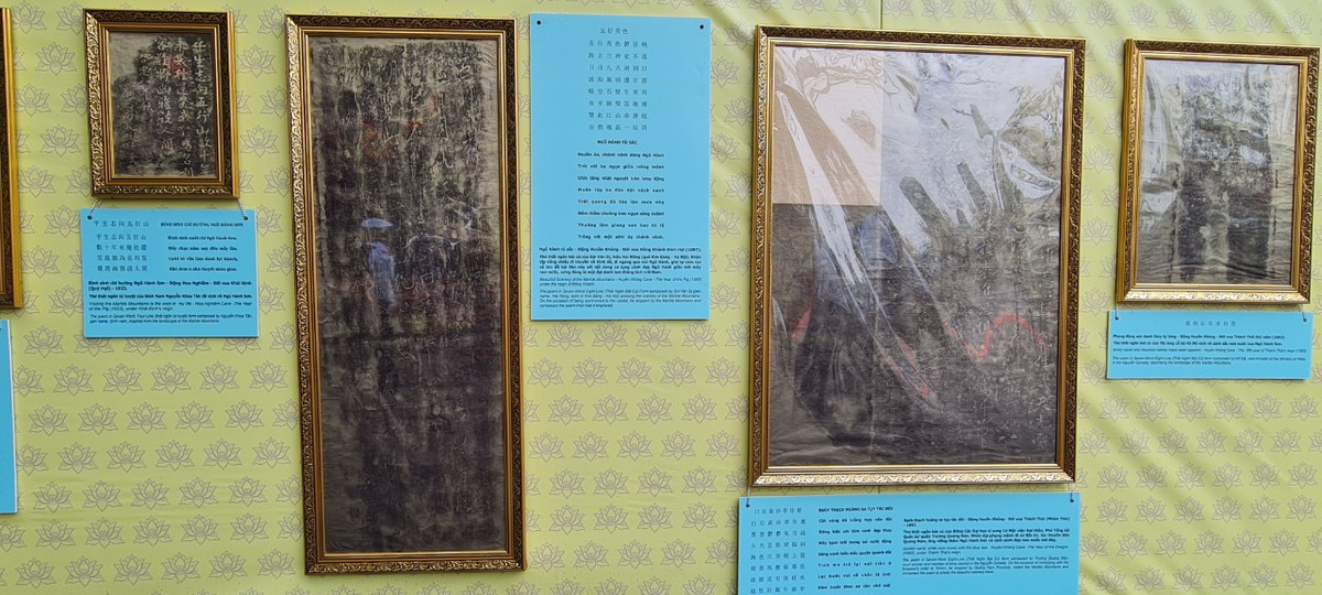 Bia ma nhai tại danh thắng Ngũ Hành Sơn là tài liệu gốc duy nhất được vua Minh Mạng ngự bút và cho khắc lên các vách núi, hang động.