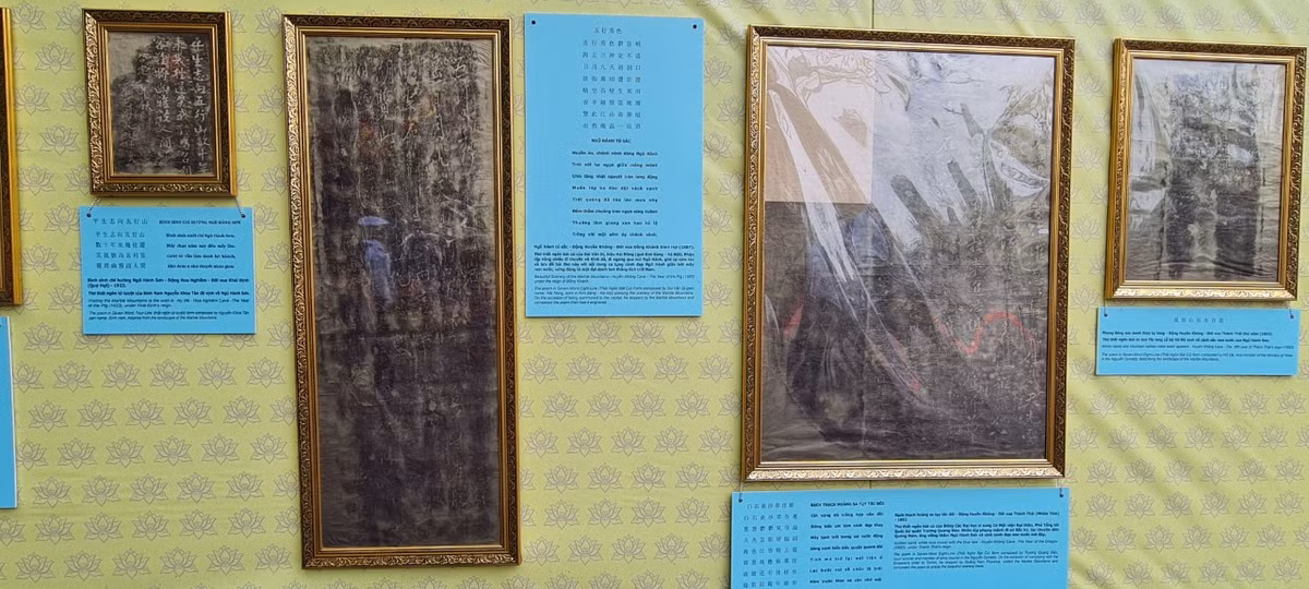 Bia ma nhai tại danh thắng Ngũ Hành Sơn là tài liệu gốc duy nhất được vua Minh Mạng ngự bút và cho khắc lên các vách núi, hang động.