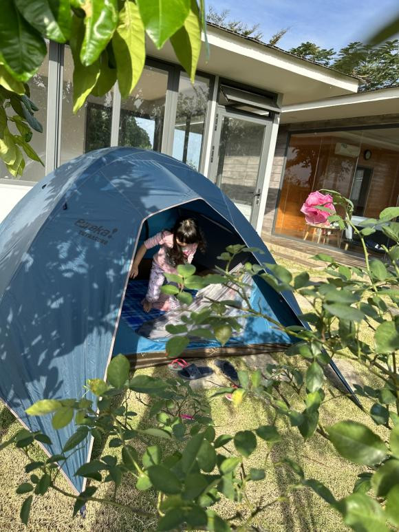 Ngôi nhà thành chỗ chơi cho các con.