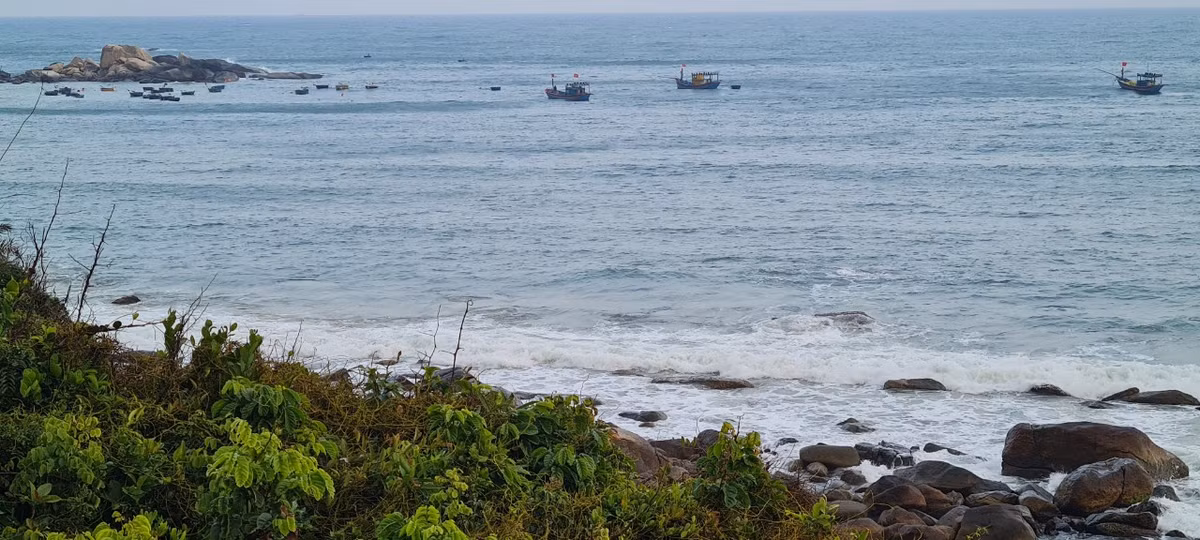 Trung Lương là một trong những bãi biển nổi tiếng của miền đất võ Bình Định.