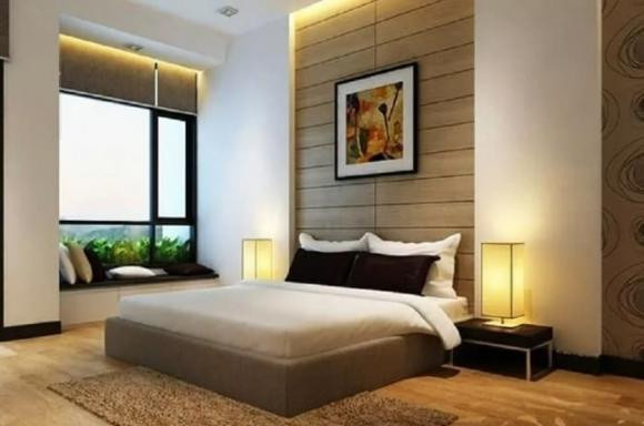 Phòng ngủ dành cho người lớn tuổi chủ yếu là màu ấm, hãy nhớ kết hợp với một số màu tone trầm, có thể khiến người già cảm thấy ấm áp.