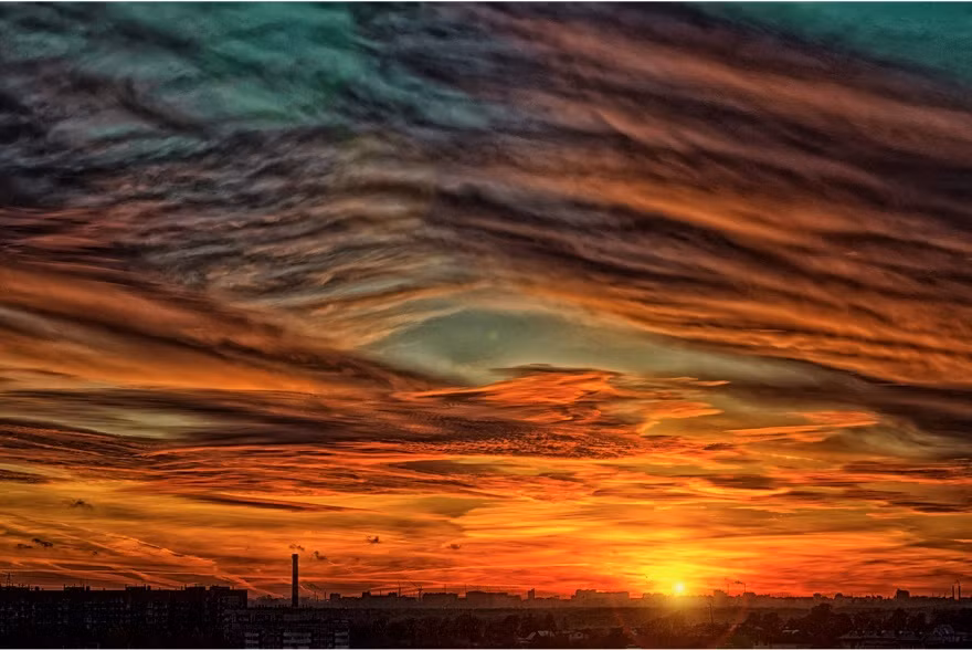 Hoàng hôn đẹp tuyệt mỹ của ống kính của nhiếp ảnh gia Sergey Gorshechnikov, hoàn toàn chưa qua chỉnh sửa. (Nguồn Brightside)