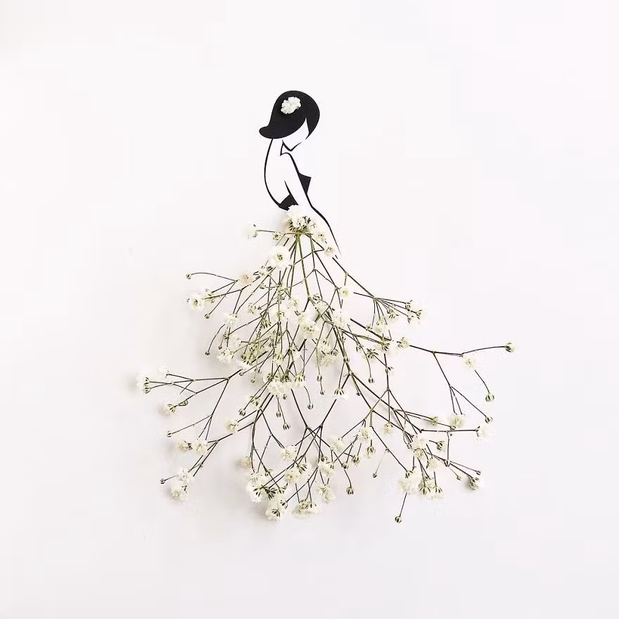 Với những cánh hoa sao này, có lẽ Sassy đang diện mốt đồ xuyên thấu. (Nguồn Bored Panda)