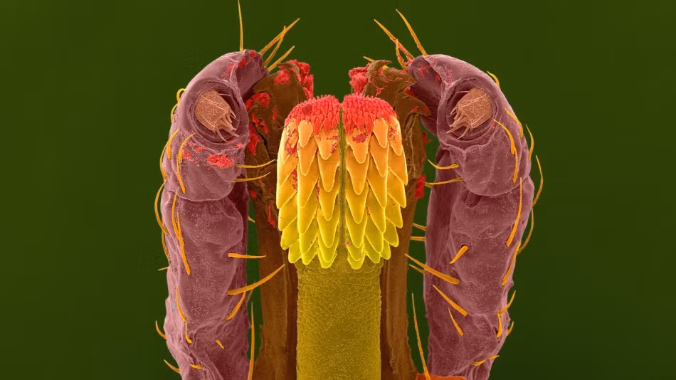 Trong ảnh là bọ ve, mang vi khuẩn gây bệnh Lyme, được tìm thấy trên khắp nước Anh và một số vùng khác thuộc châu Âu và Bắc Mỹ. (Nguồn Sina)