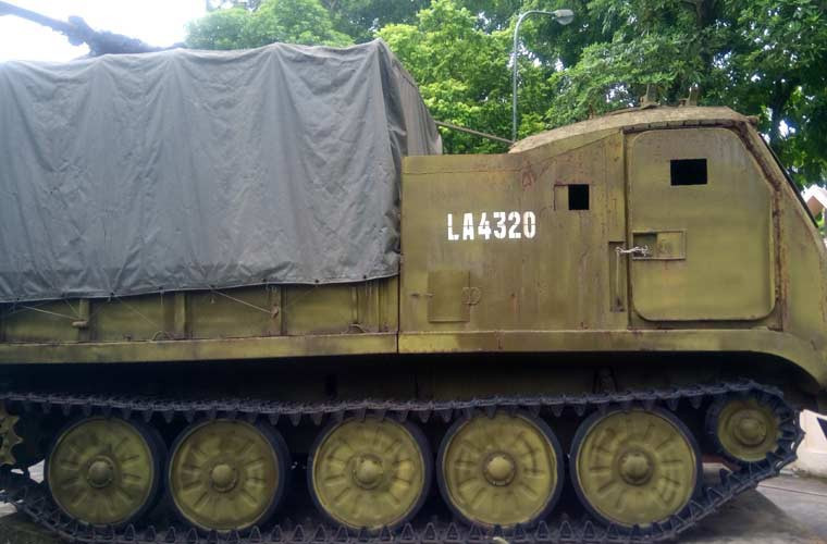 Trong ảnh là một trong số các xe ATL được Xưởng 49 - Bộ tư lệnh Công binh cải tiến năm 1966.